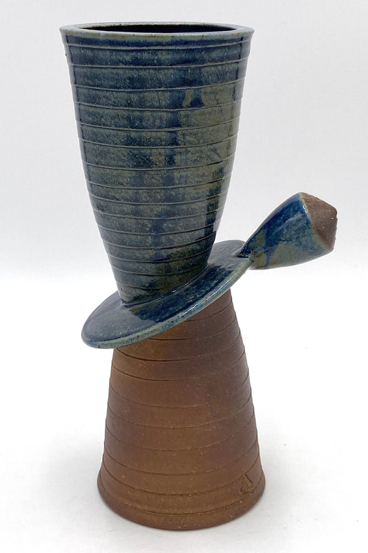 Blue Angle Vase
