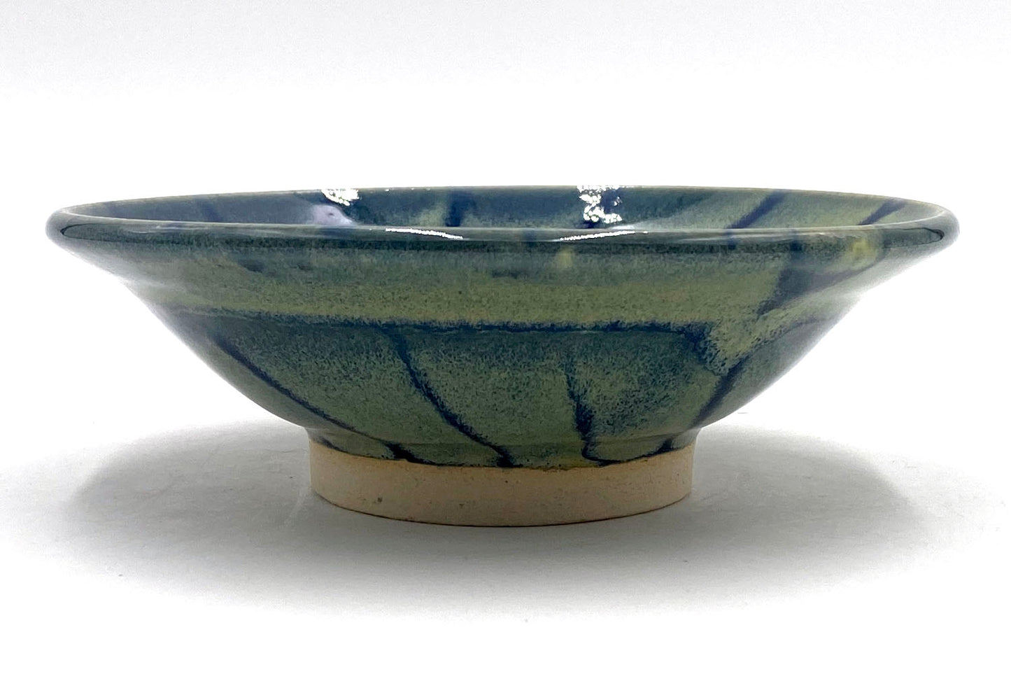 Low Bowl in Blue & Green