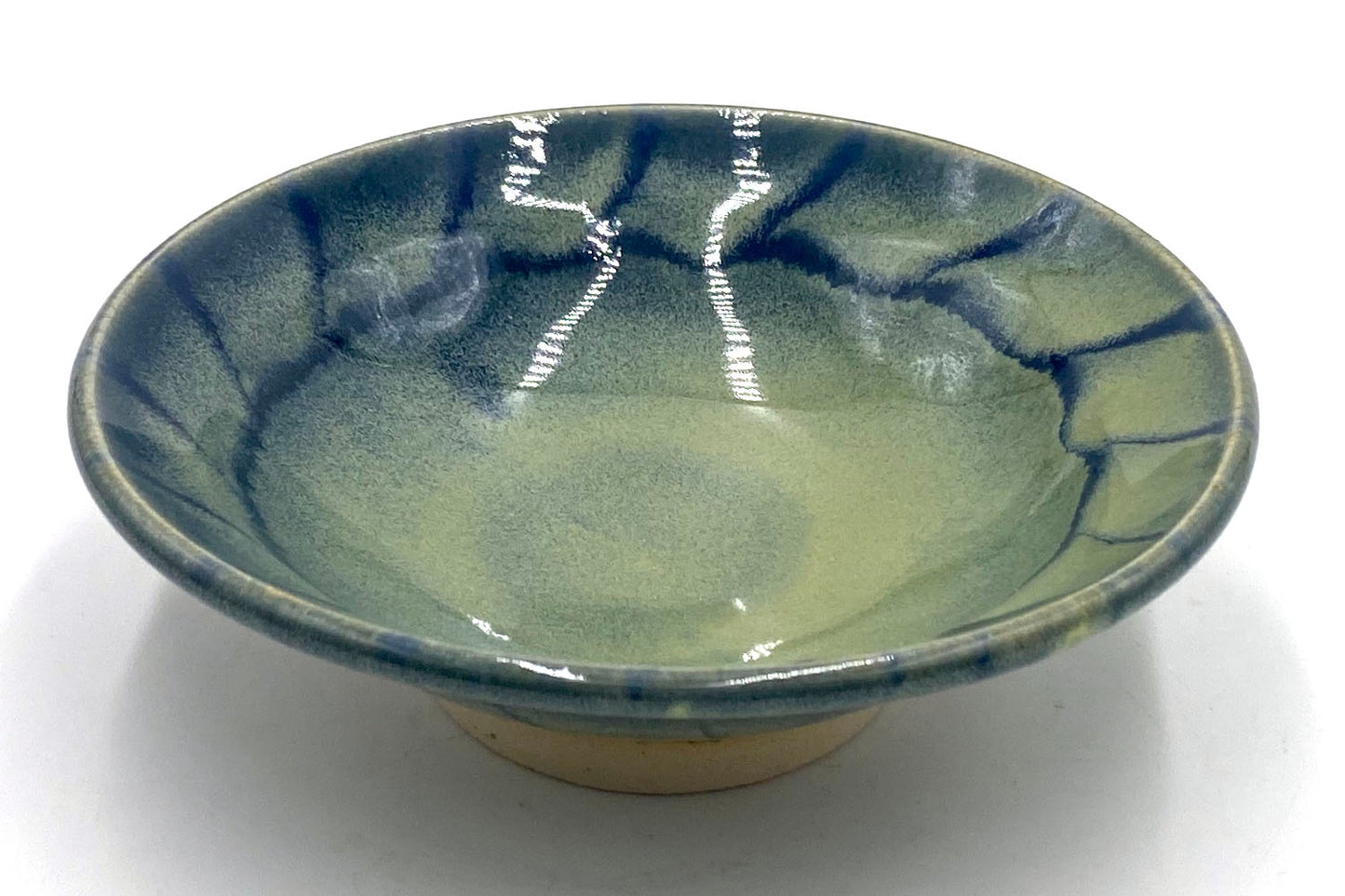 Low Bowl in Blue & Green