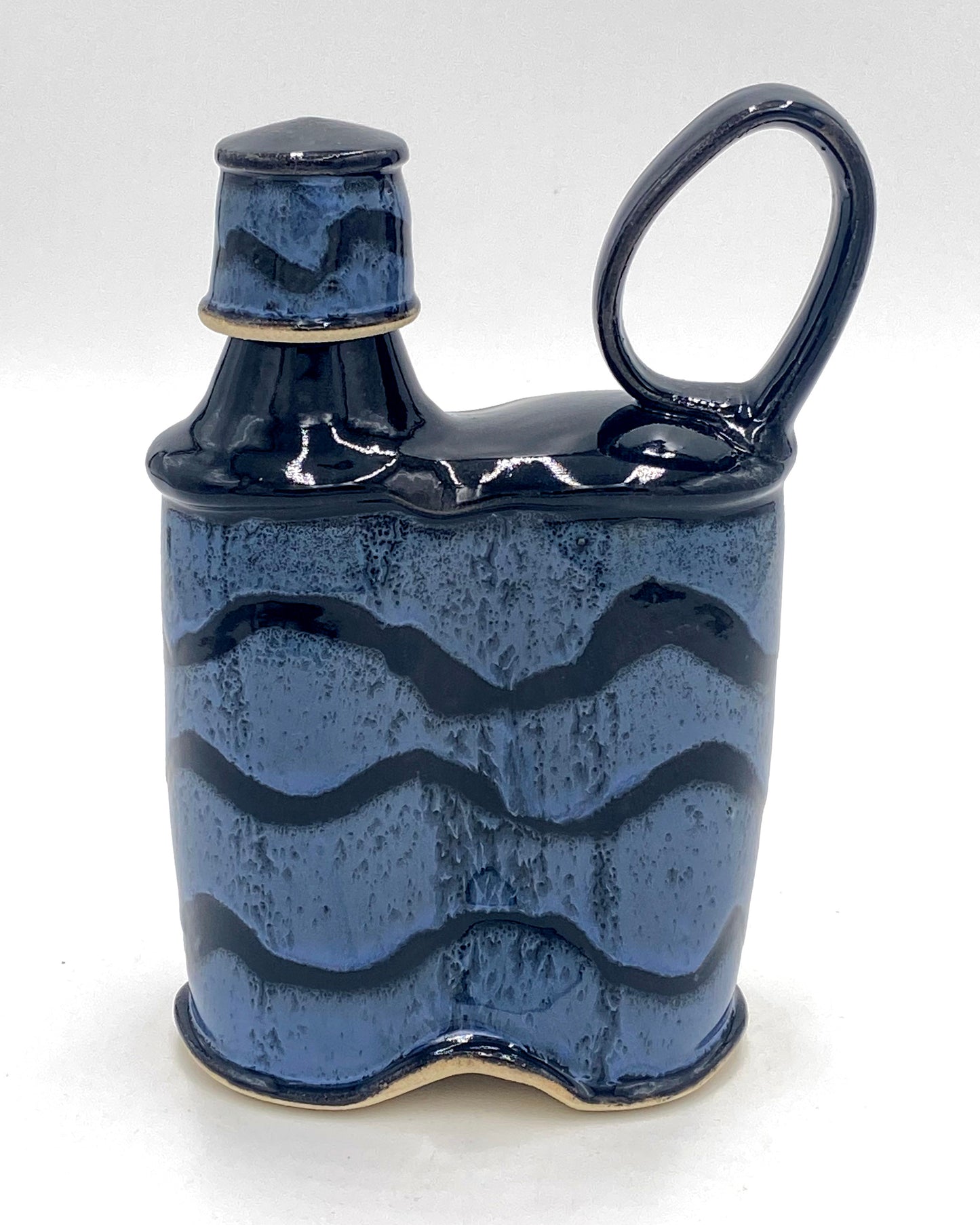 Blue/Black Flask