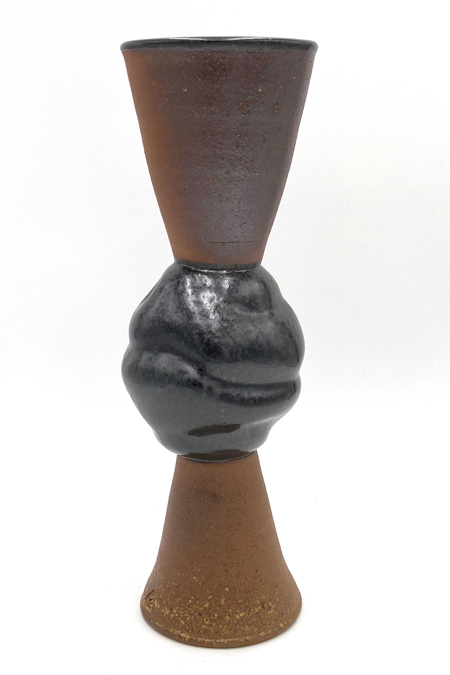 Black Center Vase