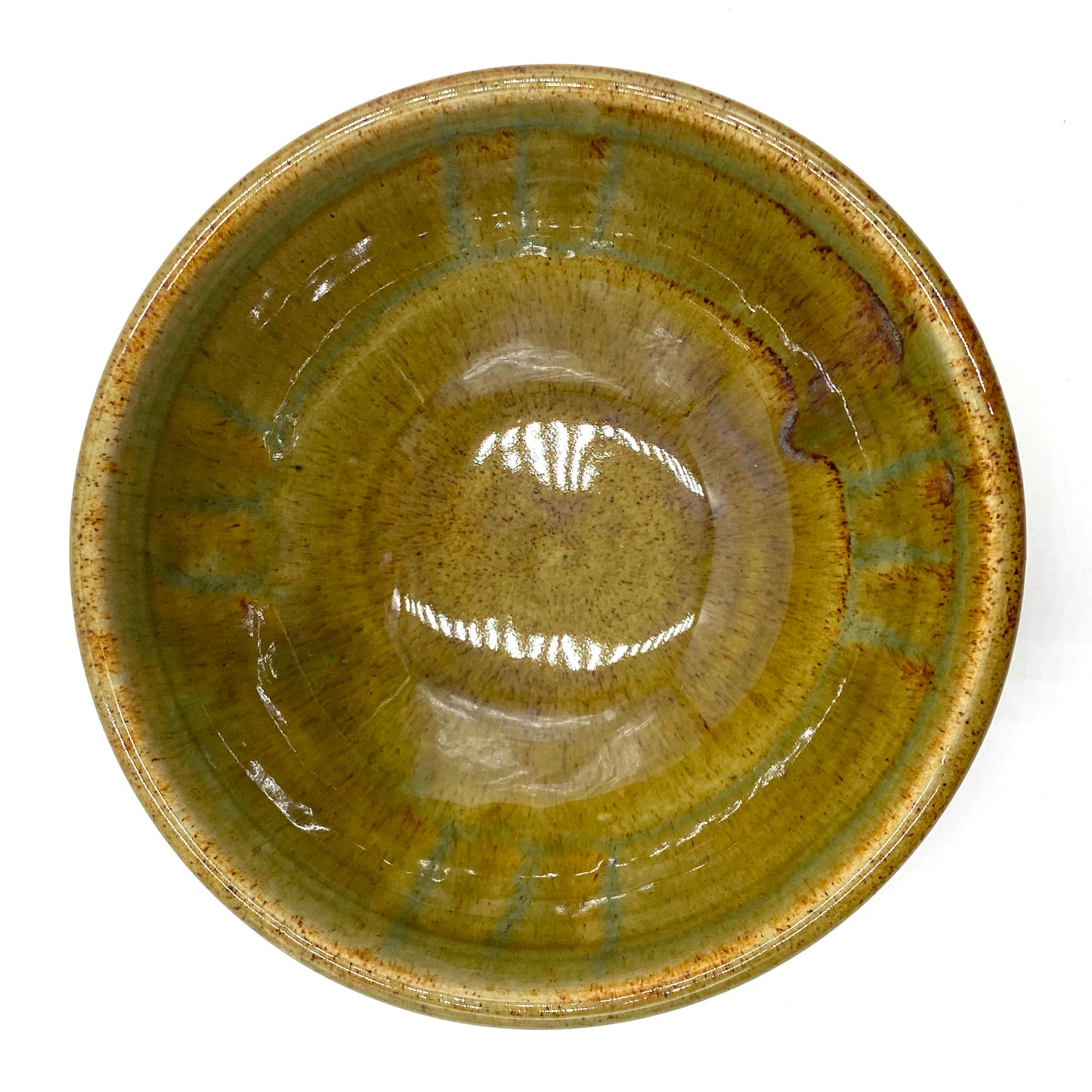Medium Bowl in Honey Green