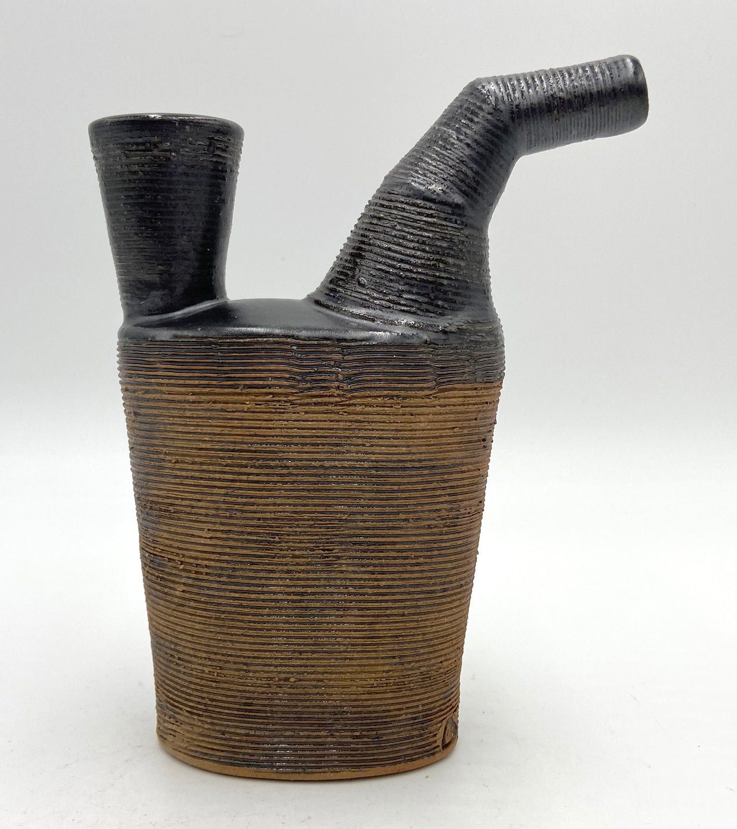 Wood-fired Ewer in Black #2