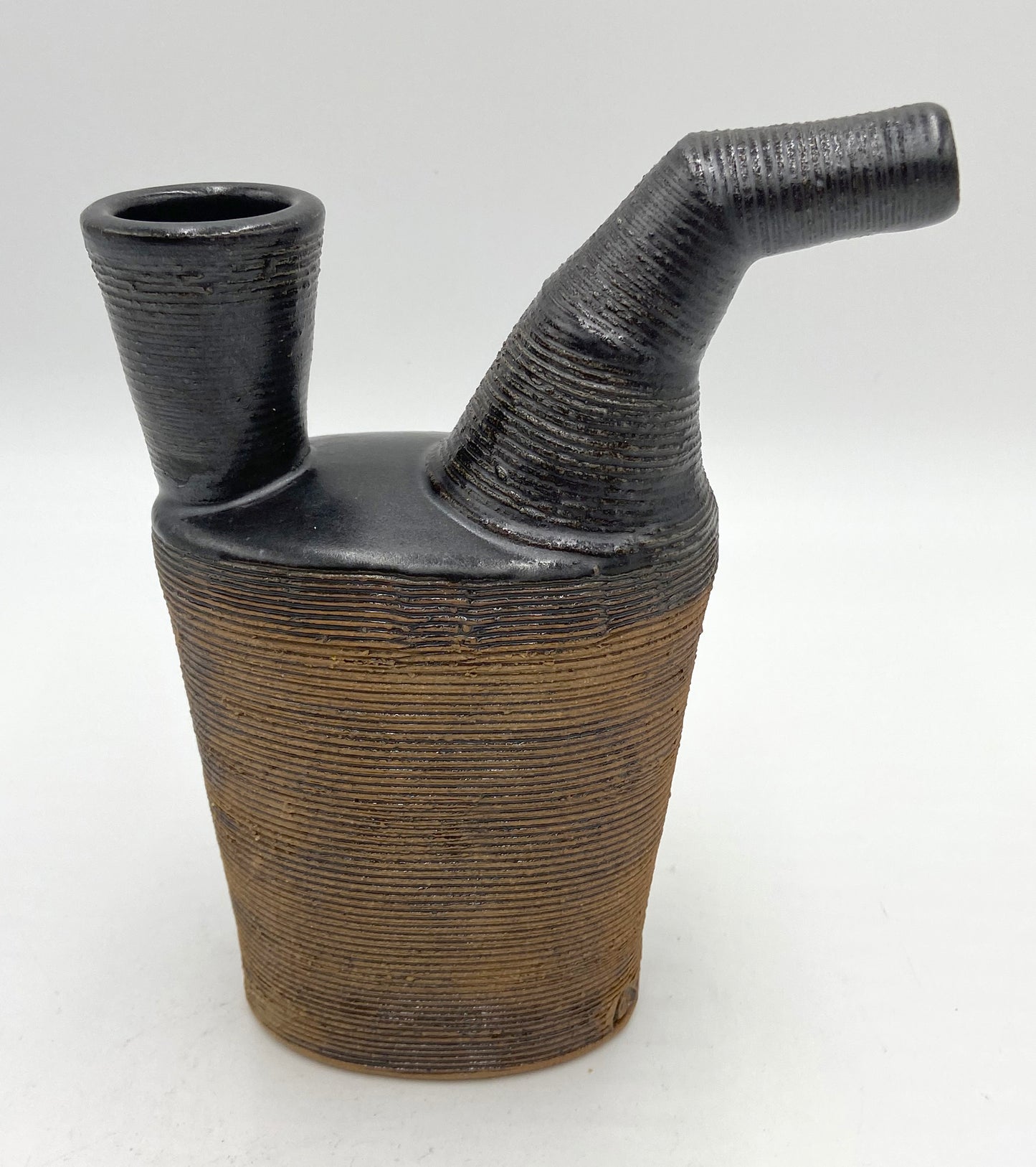 Wood-fired Ewer in Black #2