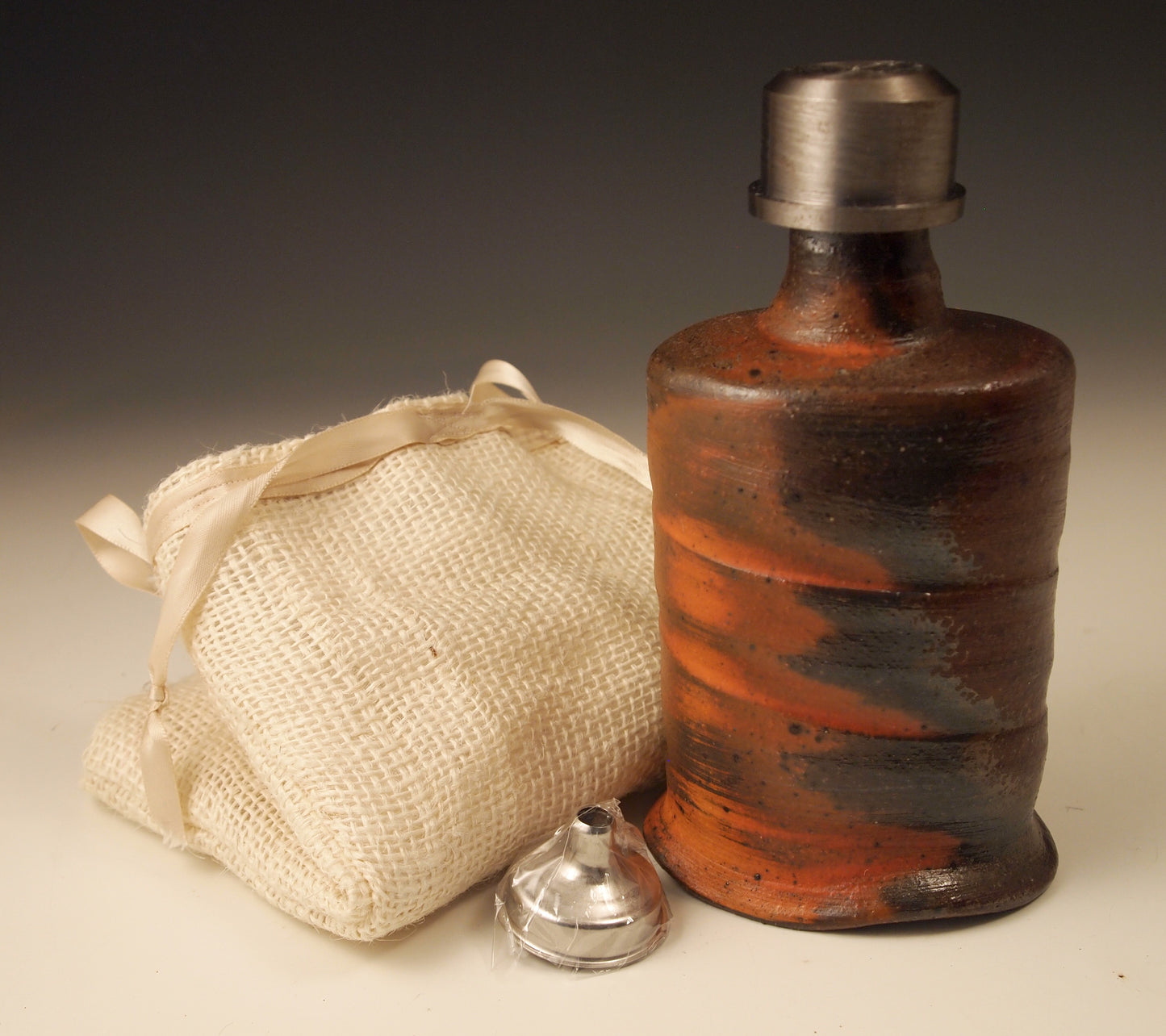 Metal Capped Flask