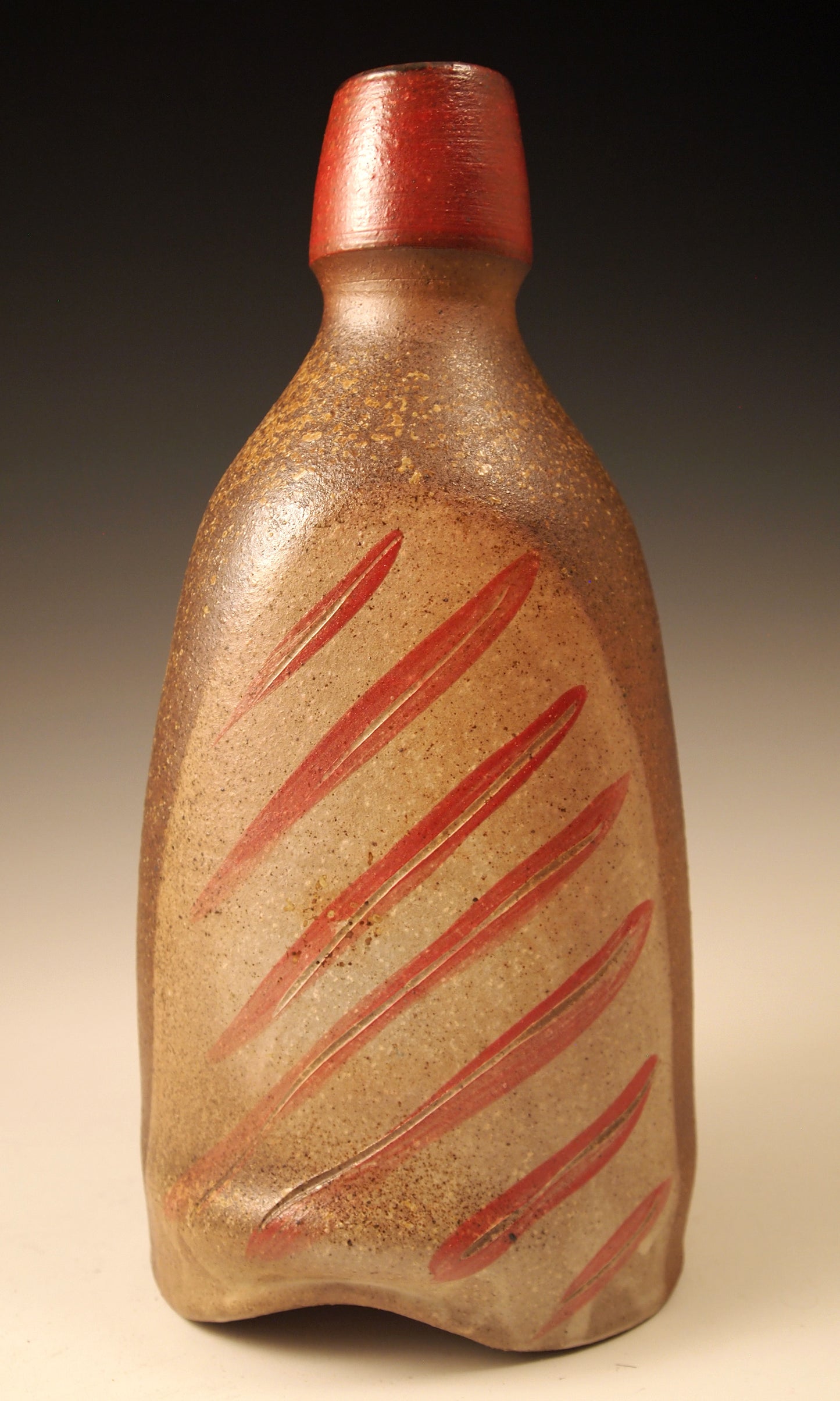 Red Stripe Bottle