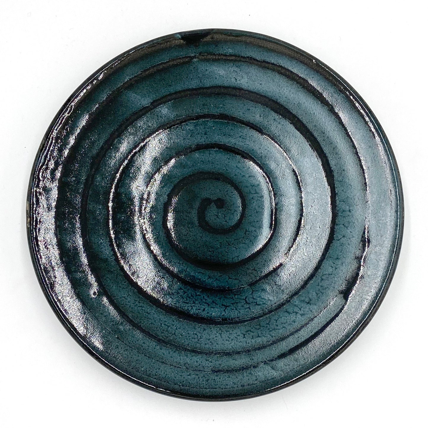 Turq Spiral Plate