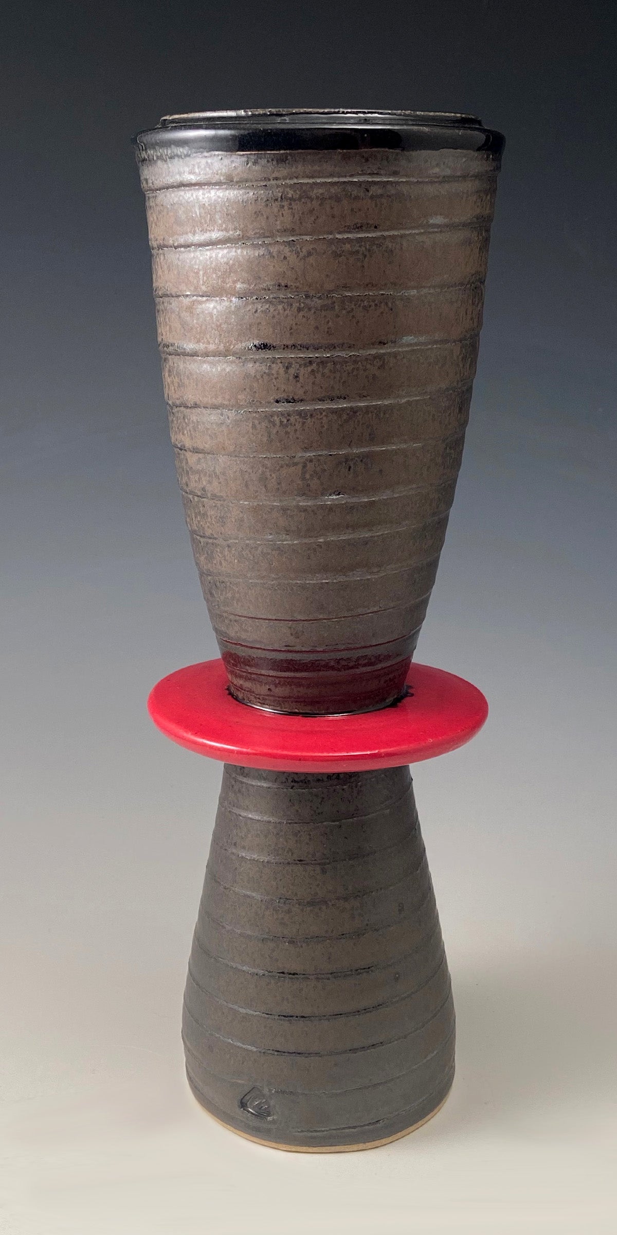 Vase with Red Disk