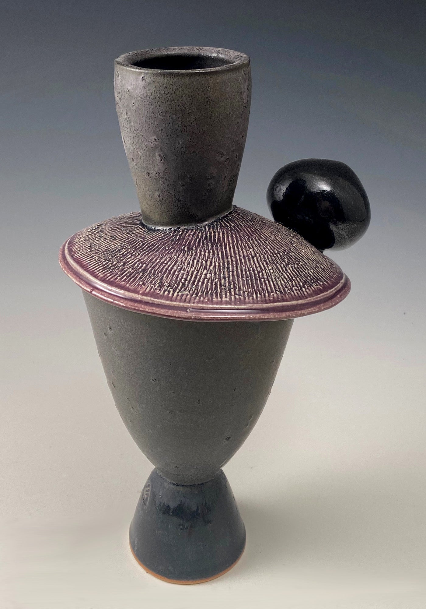 Violet Chicken Vase