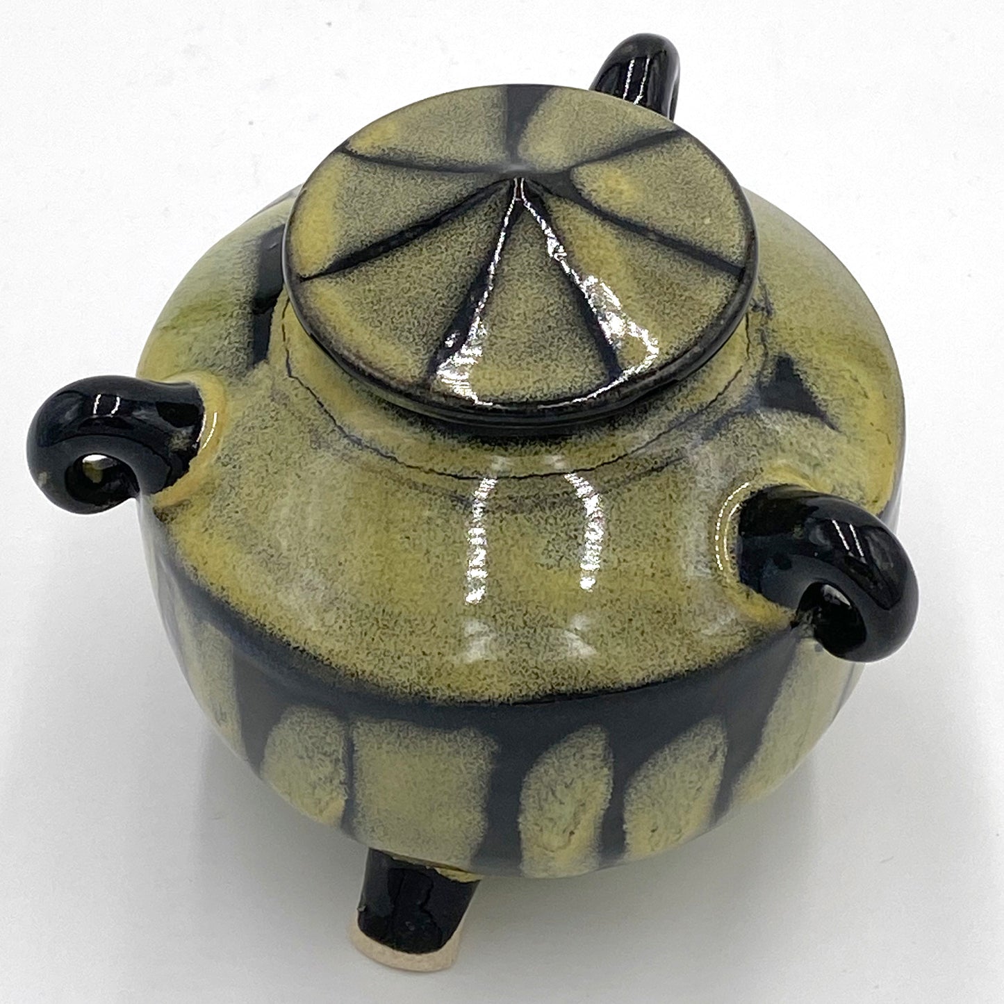 Yellow 3-Legged Jar